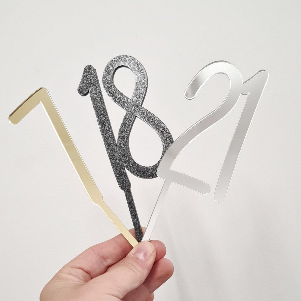 Number Cake Topper (small)