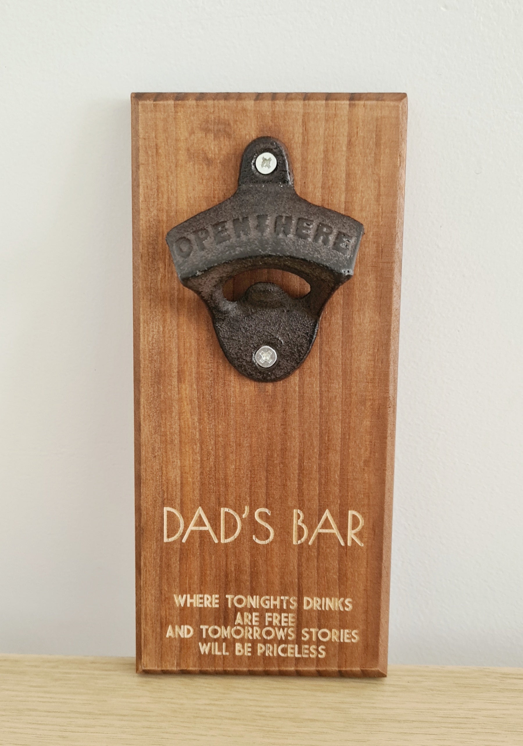 Magnetised Wall Mount Bottle Opener