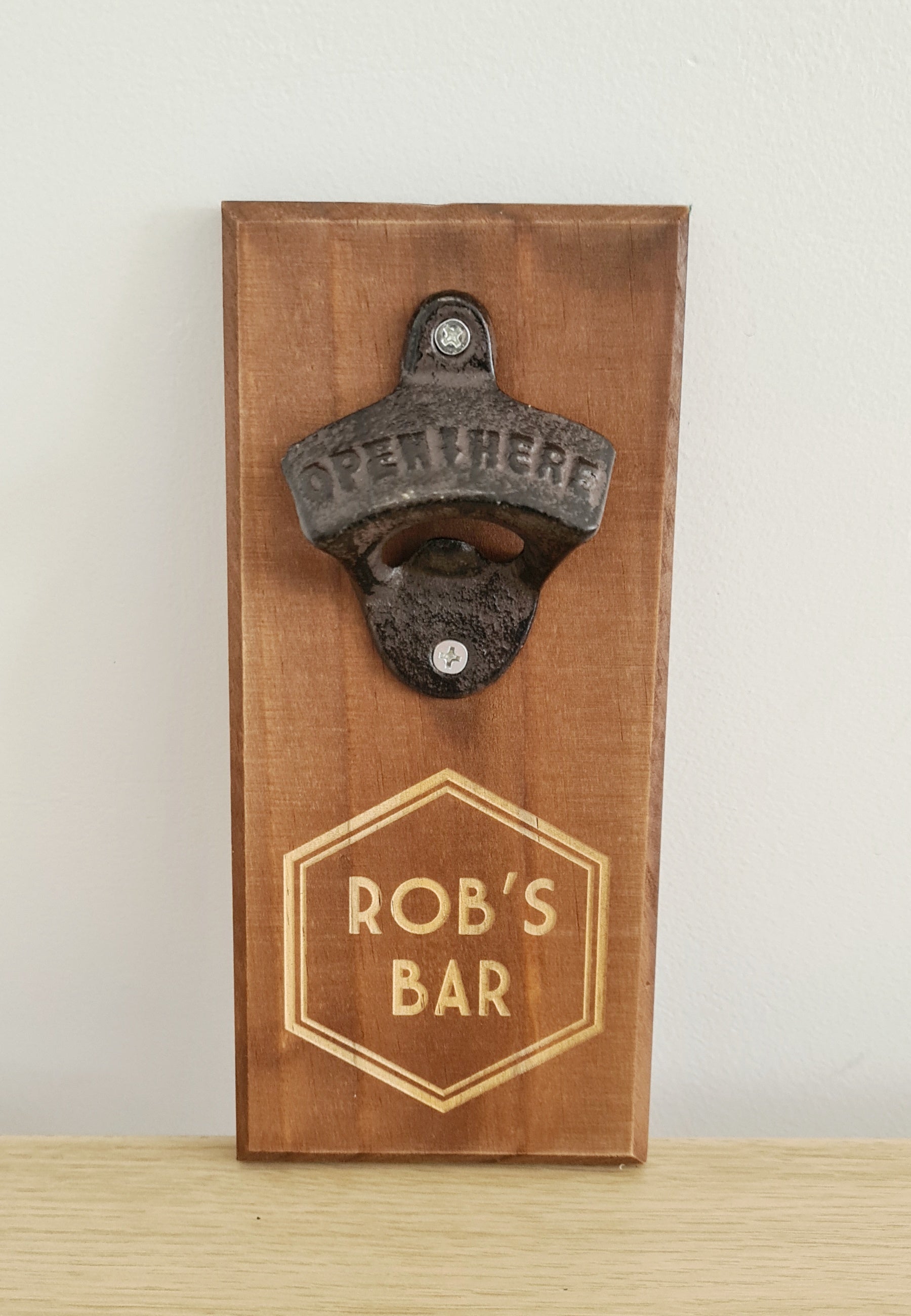 Magnetised Wall Mount Bottle Opener