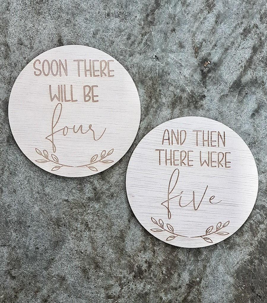 And Then There Were, Pregnancy Announcement Disc