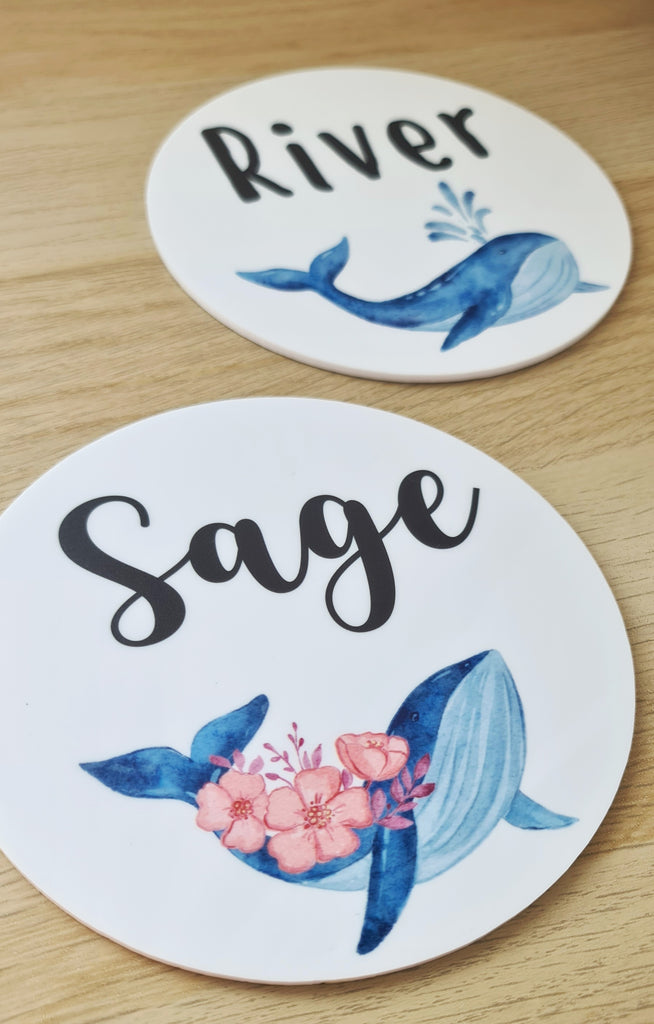 Round Under the Sea Themed Plaque
