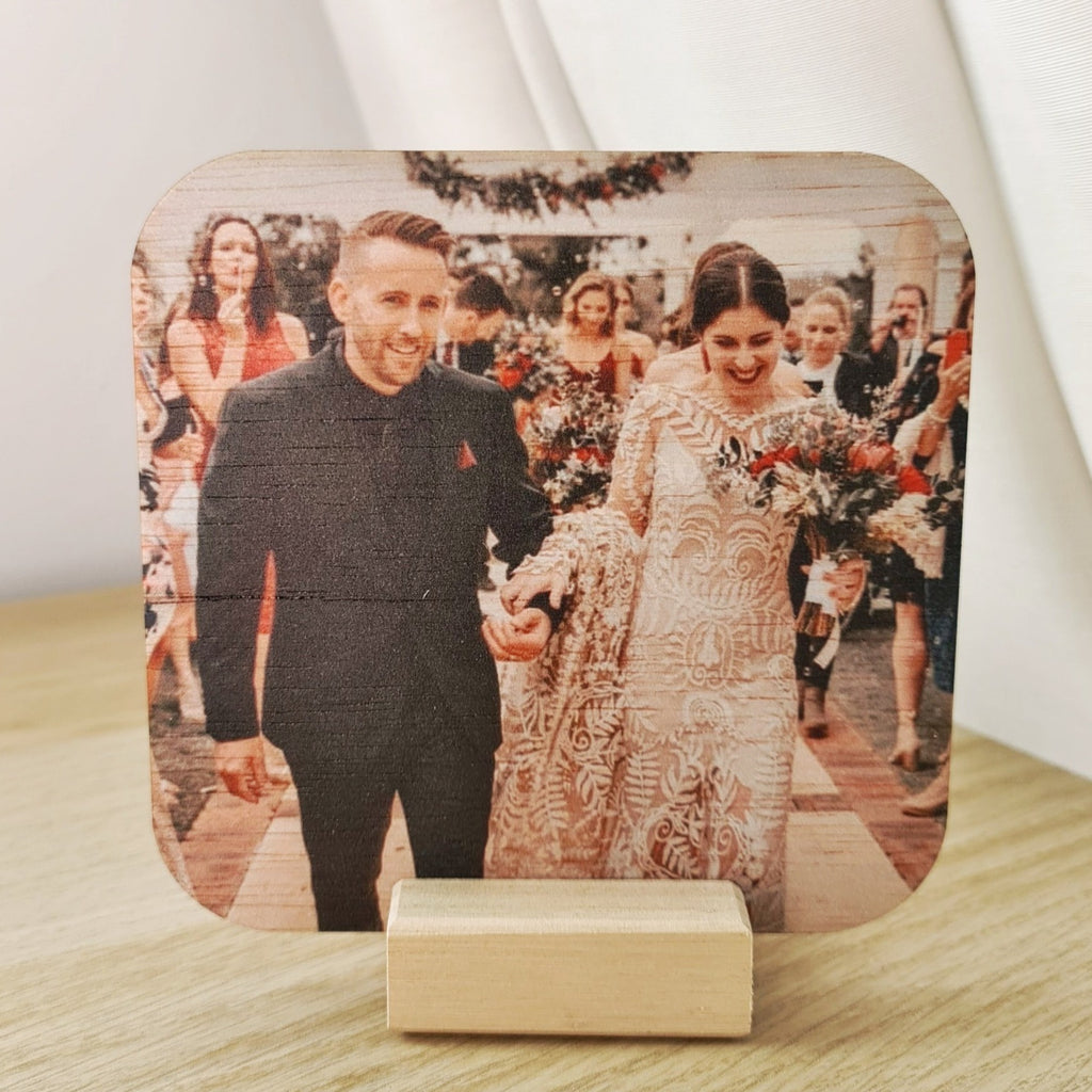 Printed Photo - Wooden square