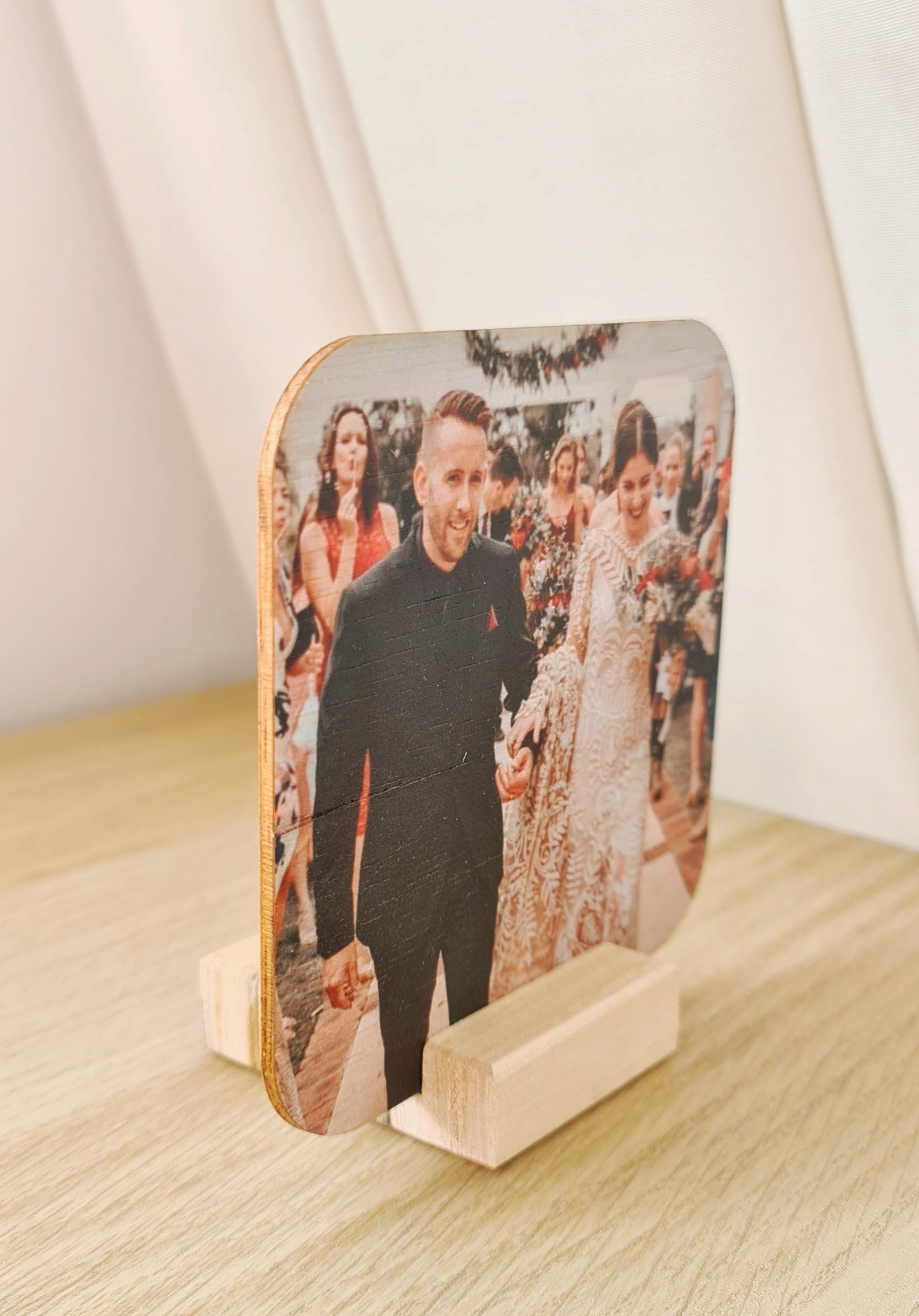 Printed Photo - Wooden square