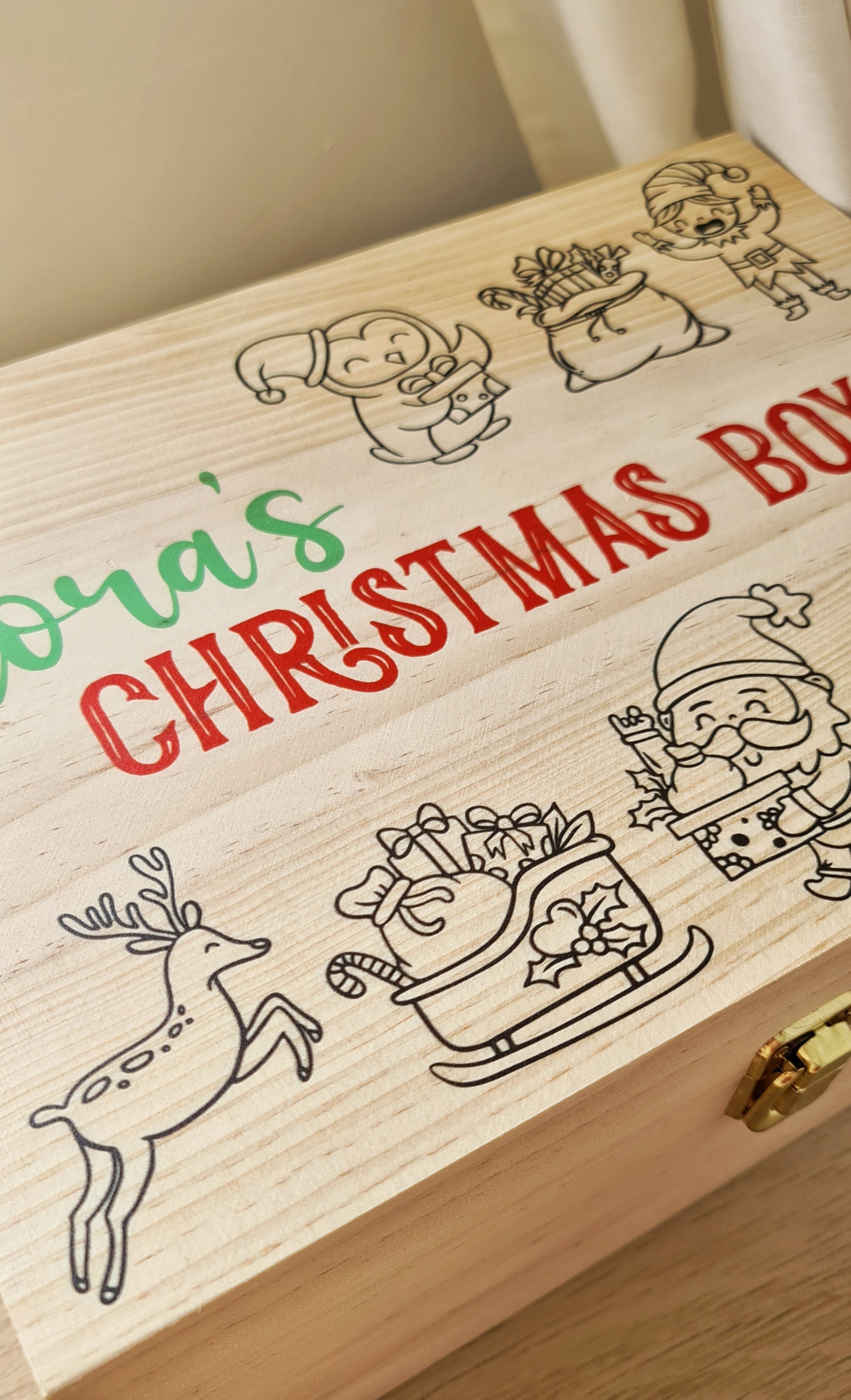 Santas Workshop Printed Christmas Box