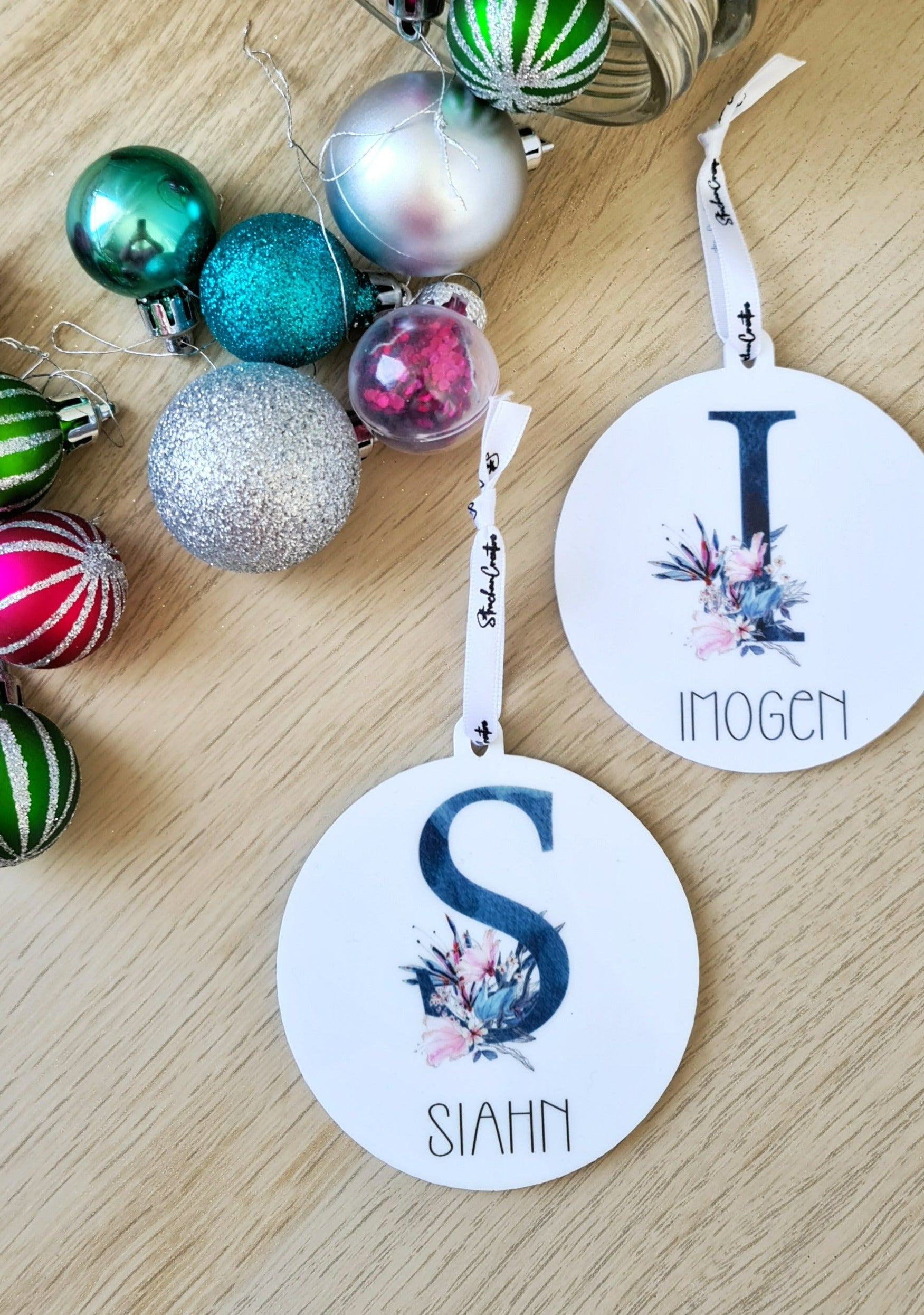 Personalised Christmas Bauble - Style #10