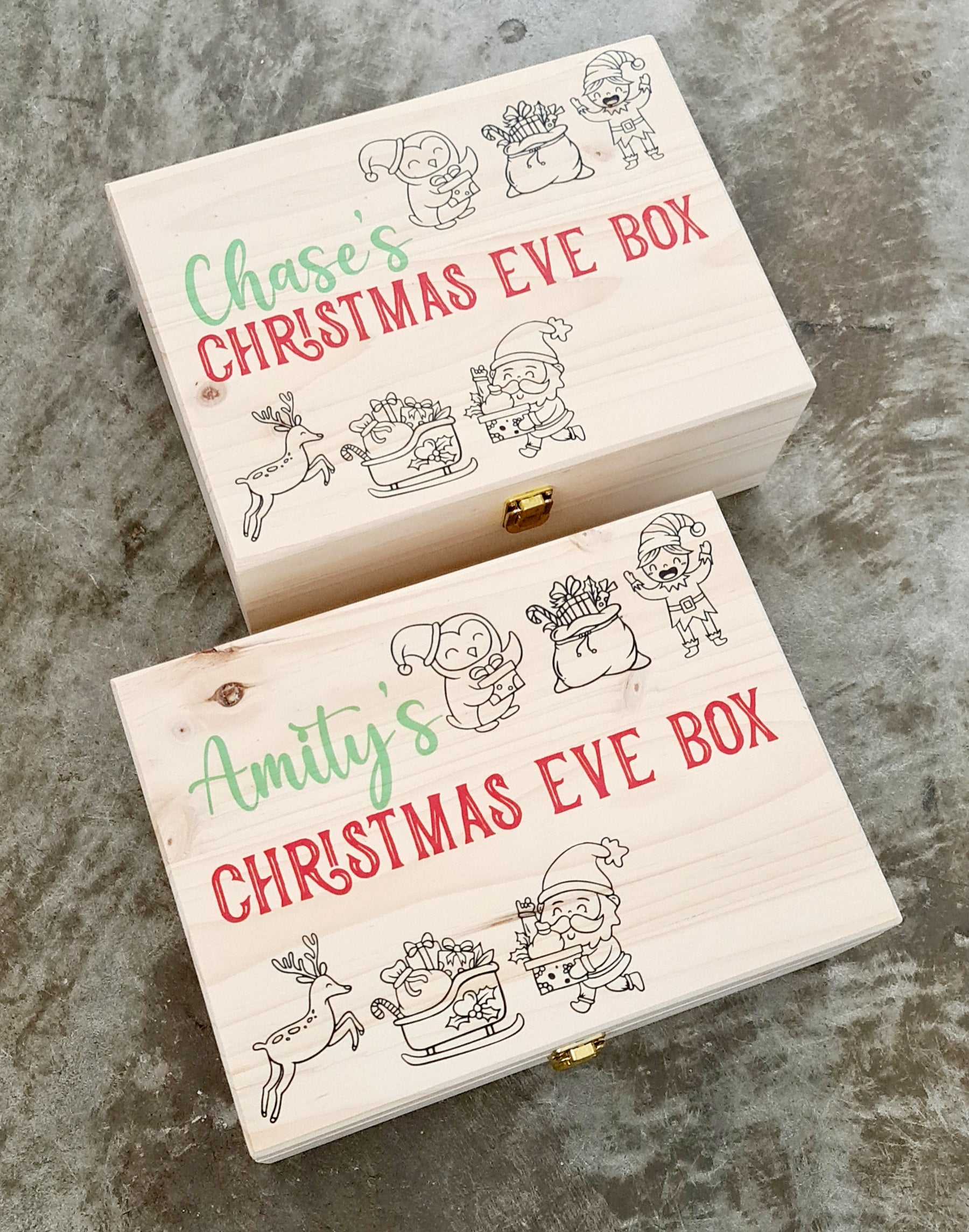 Santas Workshop Printed Christmas Box