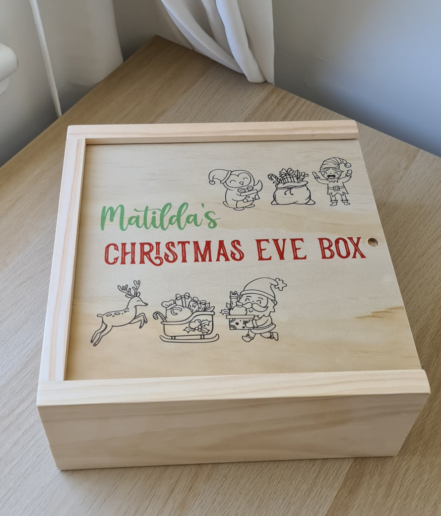 Santas Workshop Printed Christmas Box