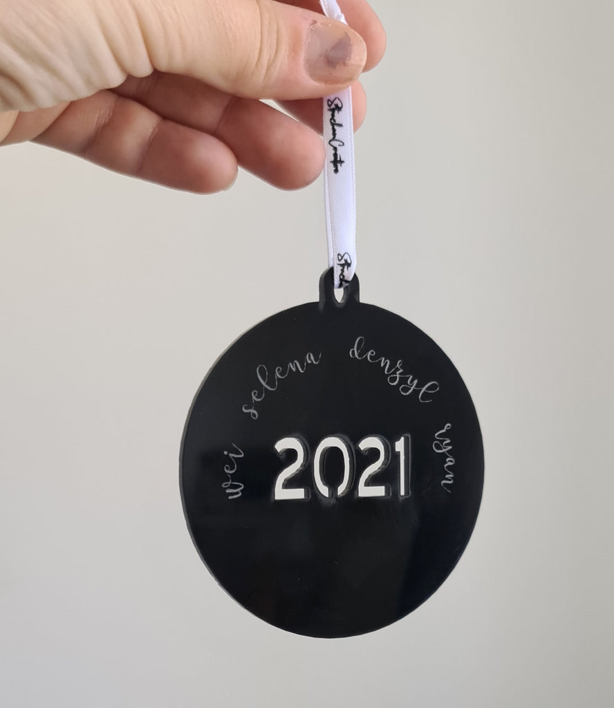 Personalised Christmas Bauble - Style #4