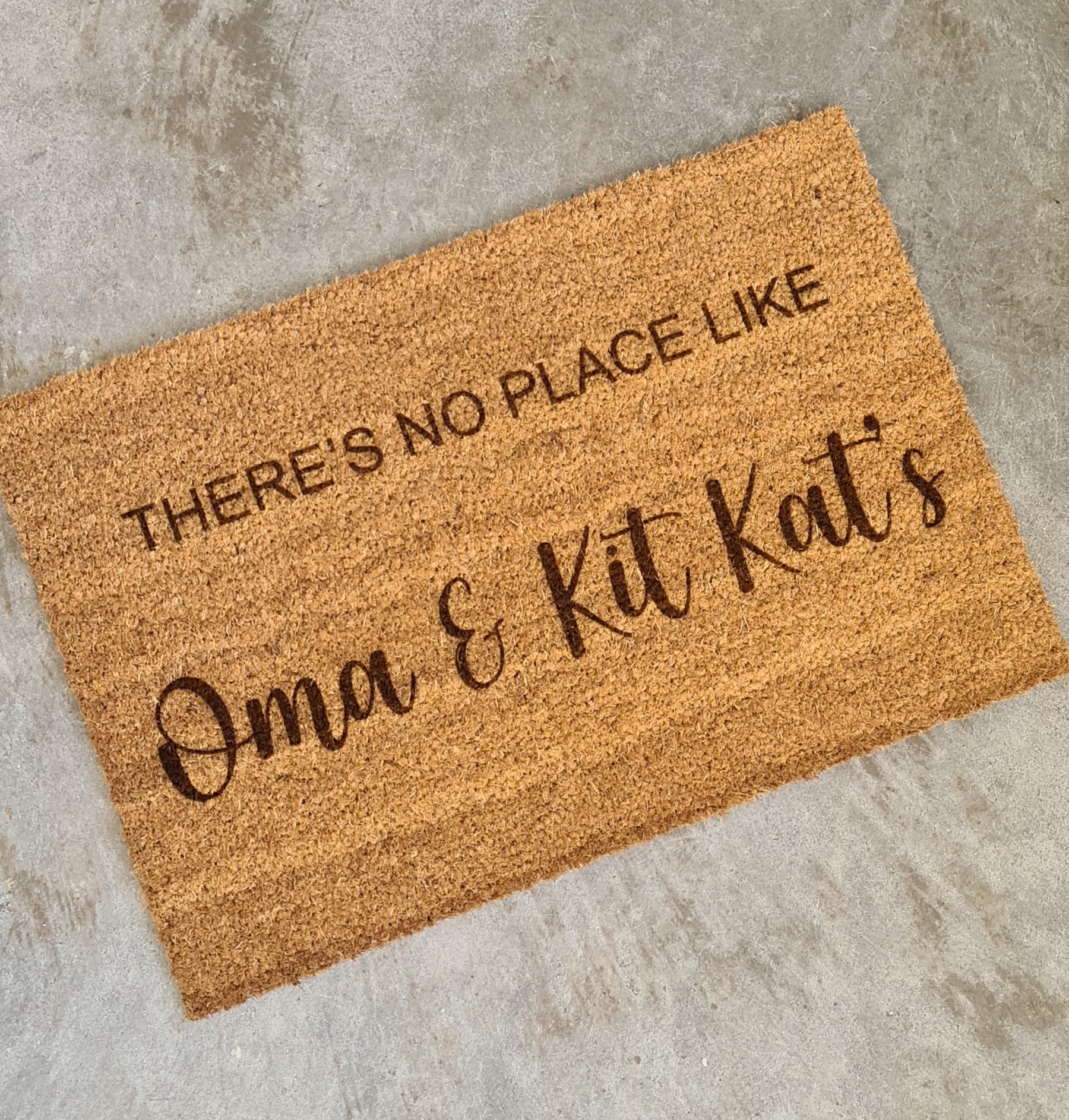 There's No Place Like.. Door Mat