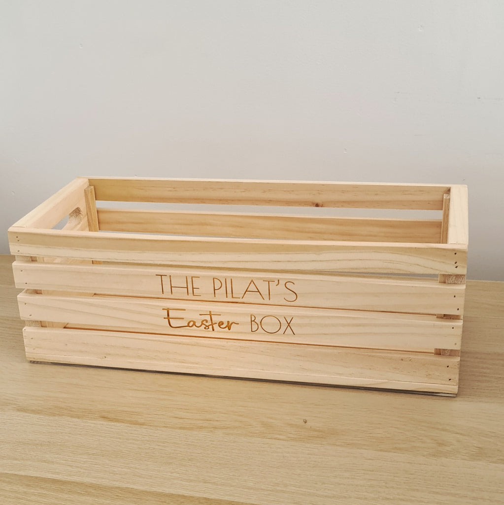 Easter Crate - Engraved