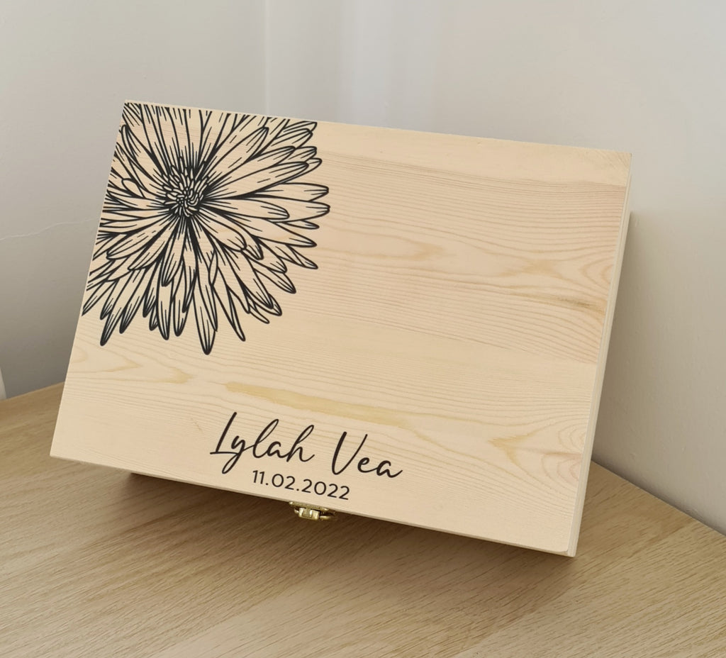 Chrysanthemum Keepsake Box