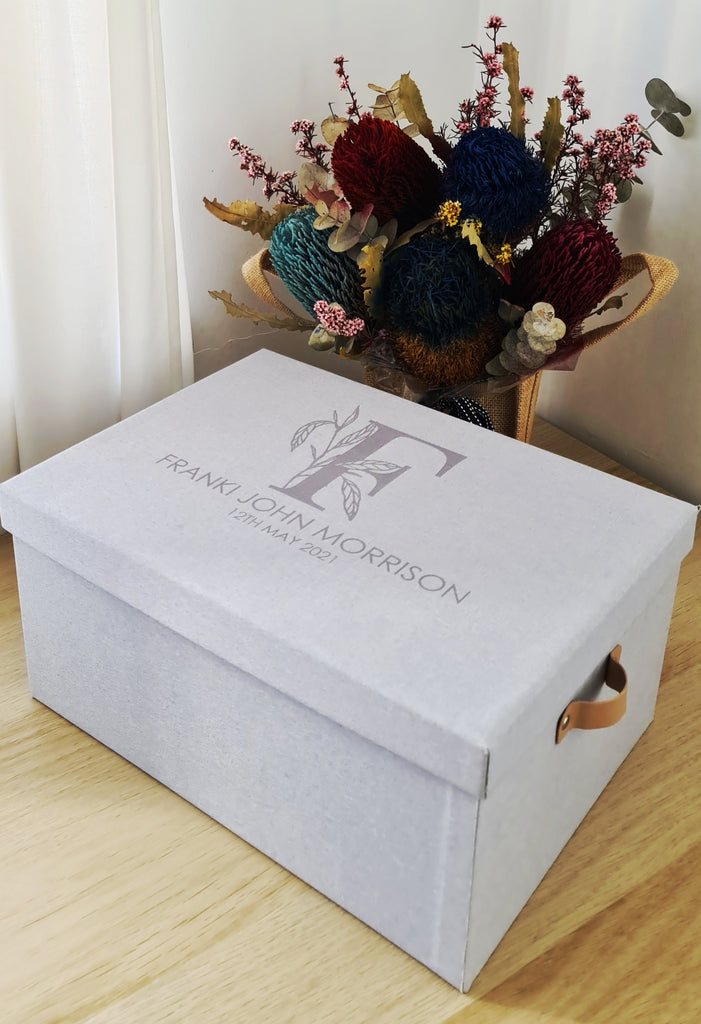 Linen Keepsake Box