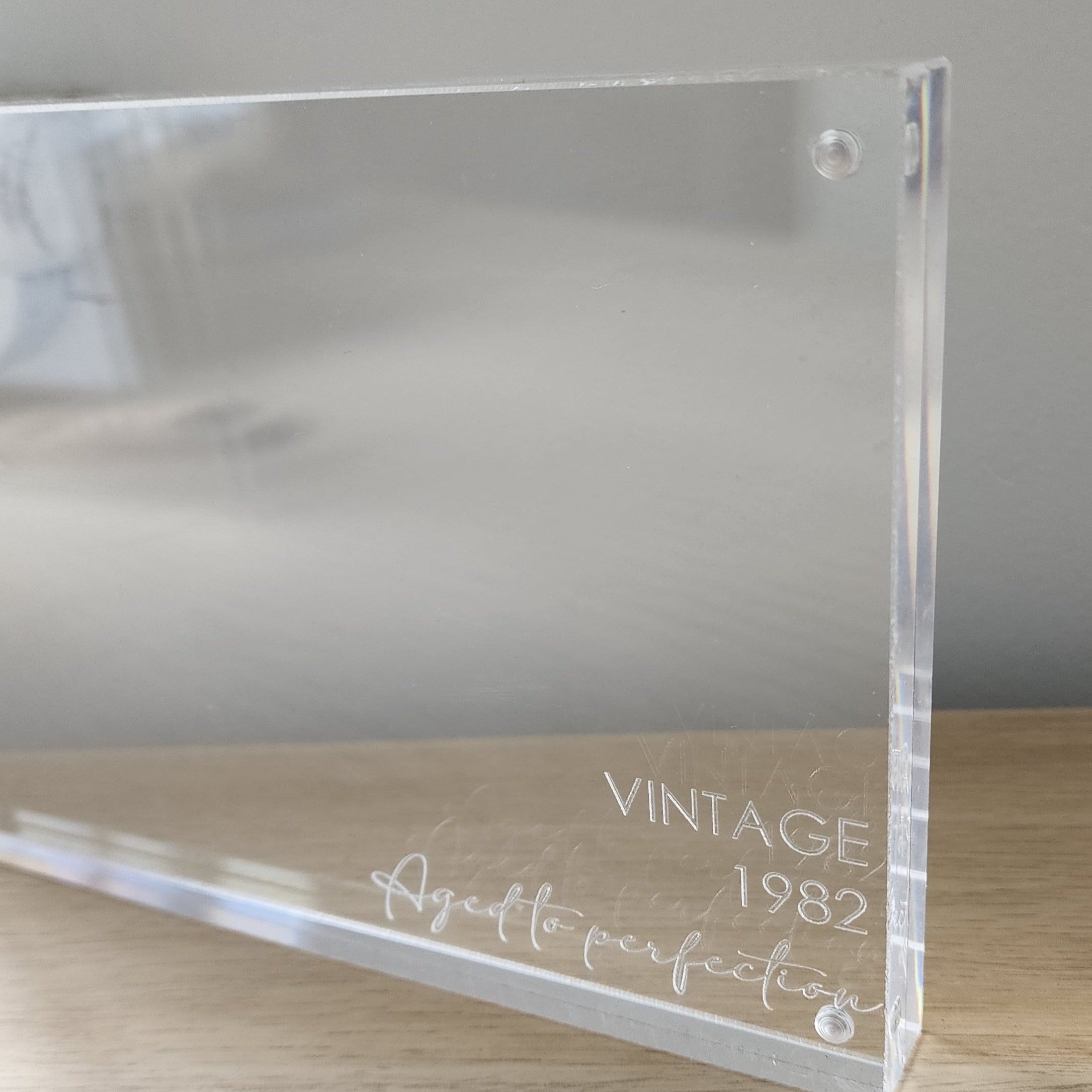 Empty Acrylic Photo Block - Best Ever Design