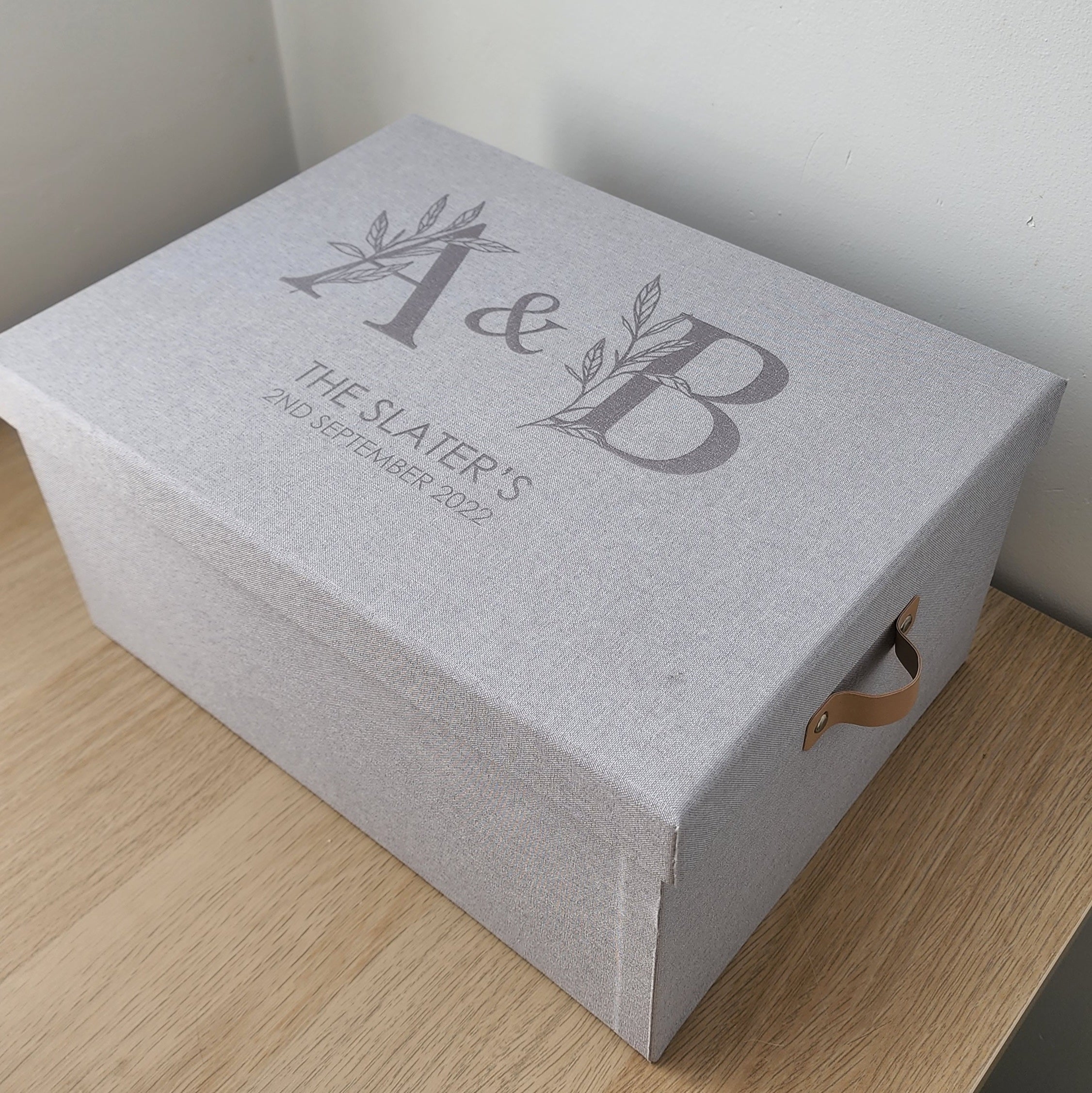 Linen Keepsake Box