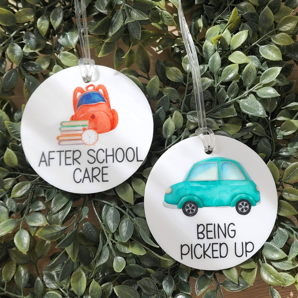 After School Reminder Tags
