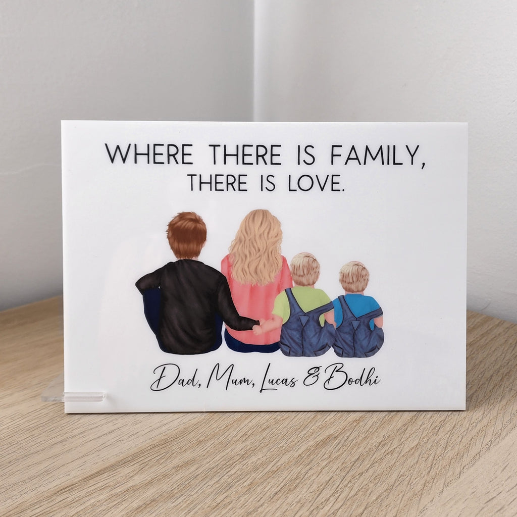 Build Your Own Family Plaque