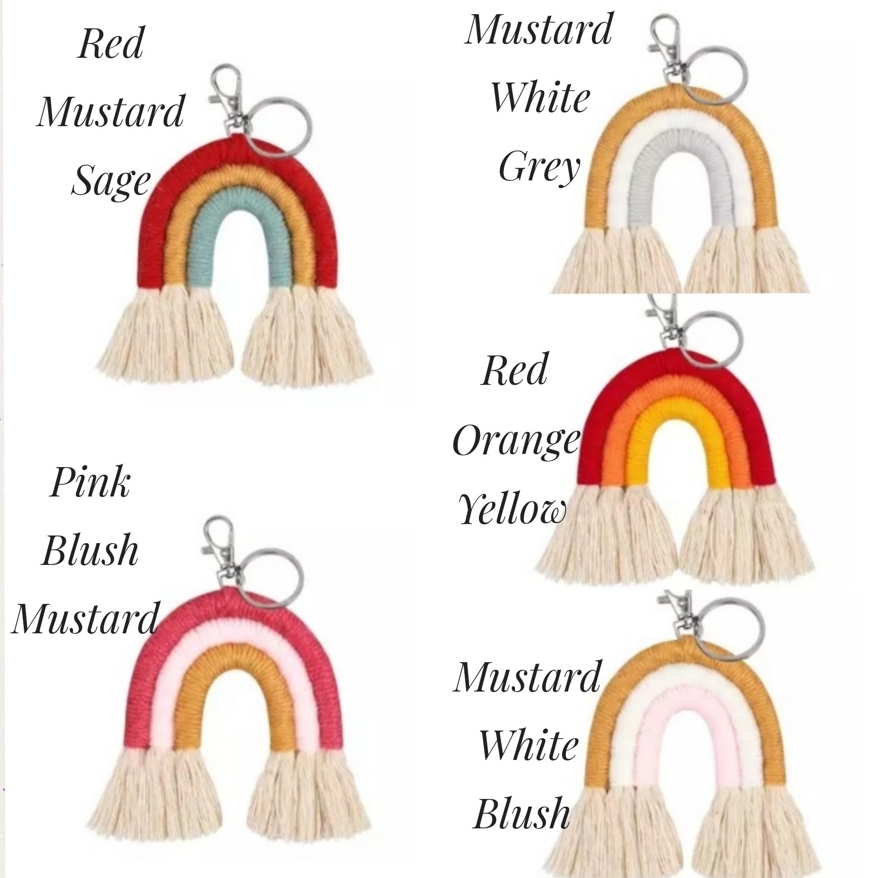 Rainbow Bag Tag / Keyring