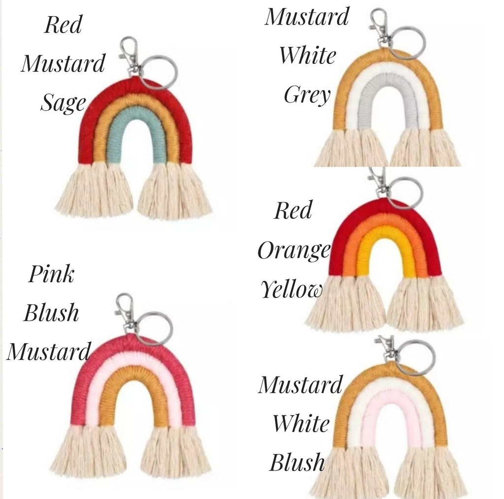 Rainbow Bag Tag / Keyring
