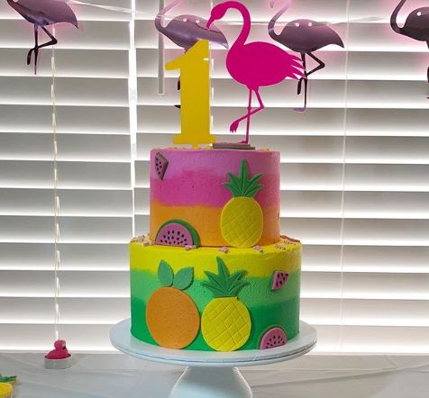 Flamingo Cake Topper