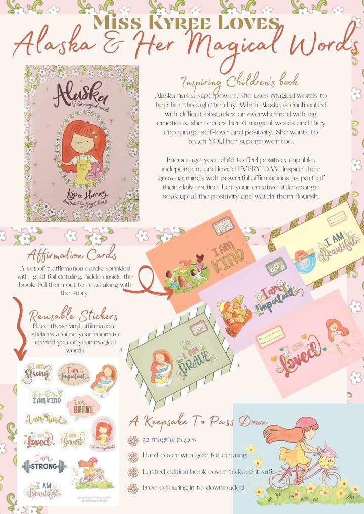 Alaska & Her Magical Words Book by Kyree Harvey