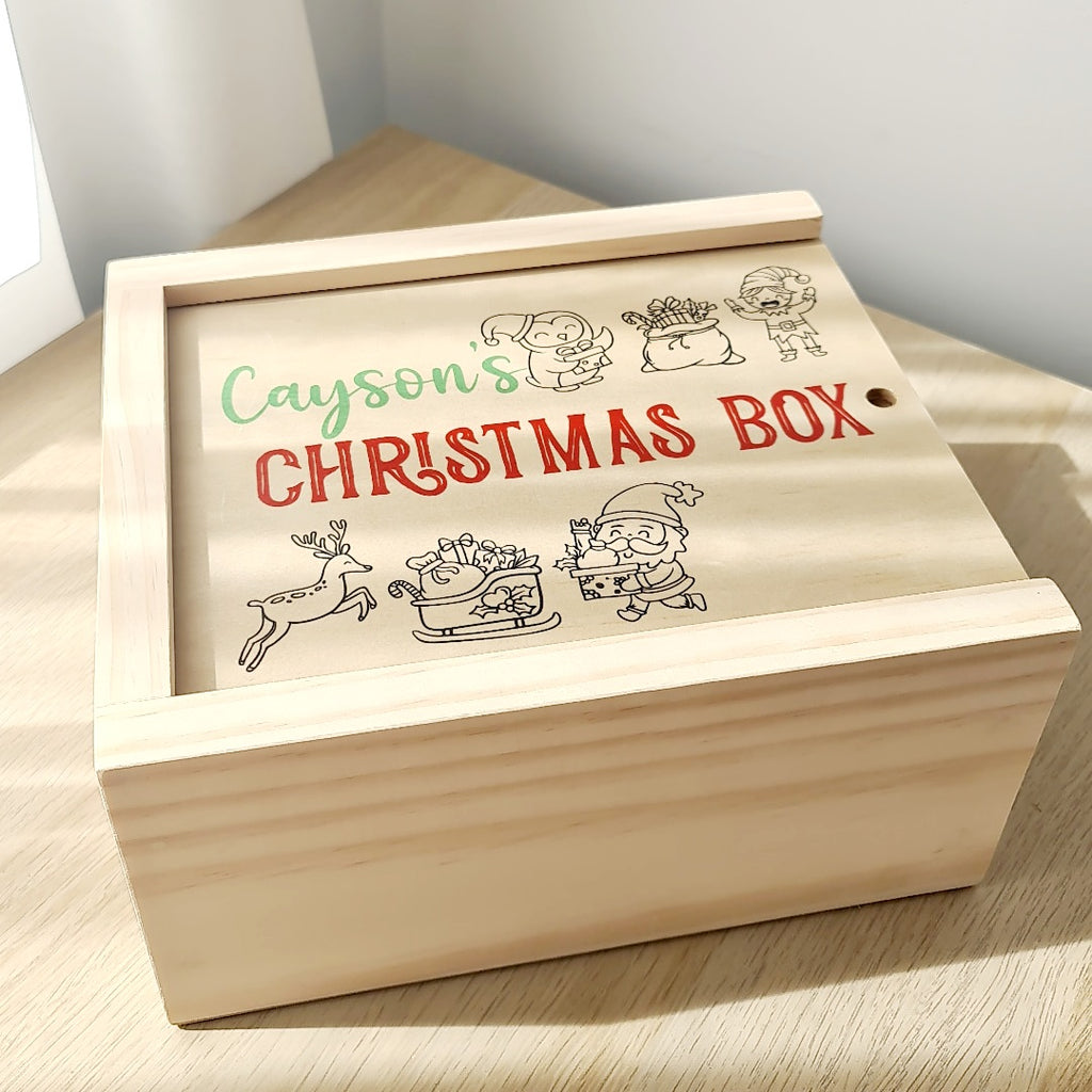 Santas Workshop Printed Christmas Box
