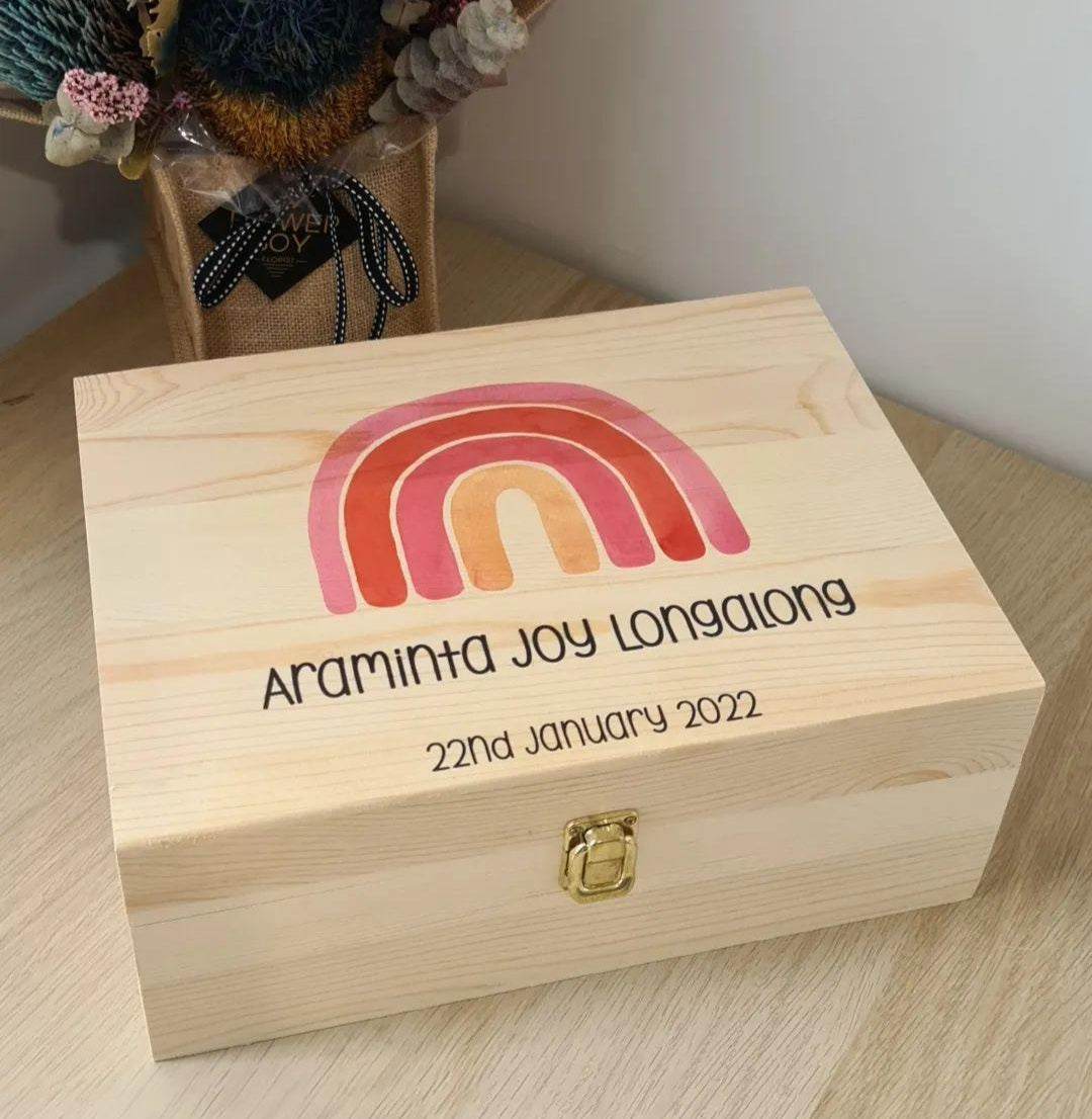 Rainbow Keepsake Box