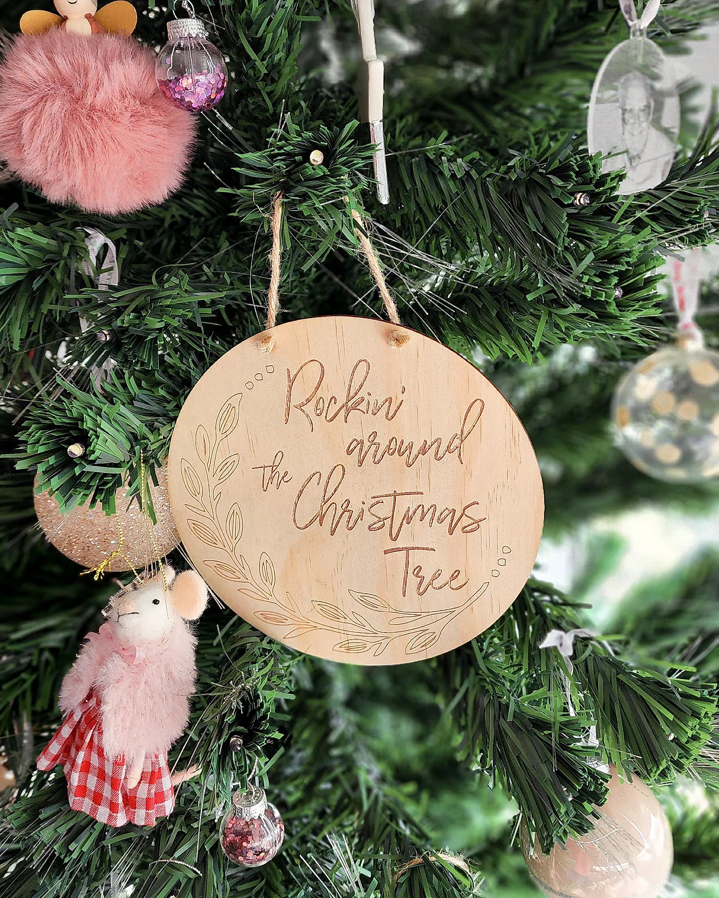 Rockin' Around the Christmas Tree Christmas Sign