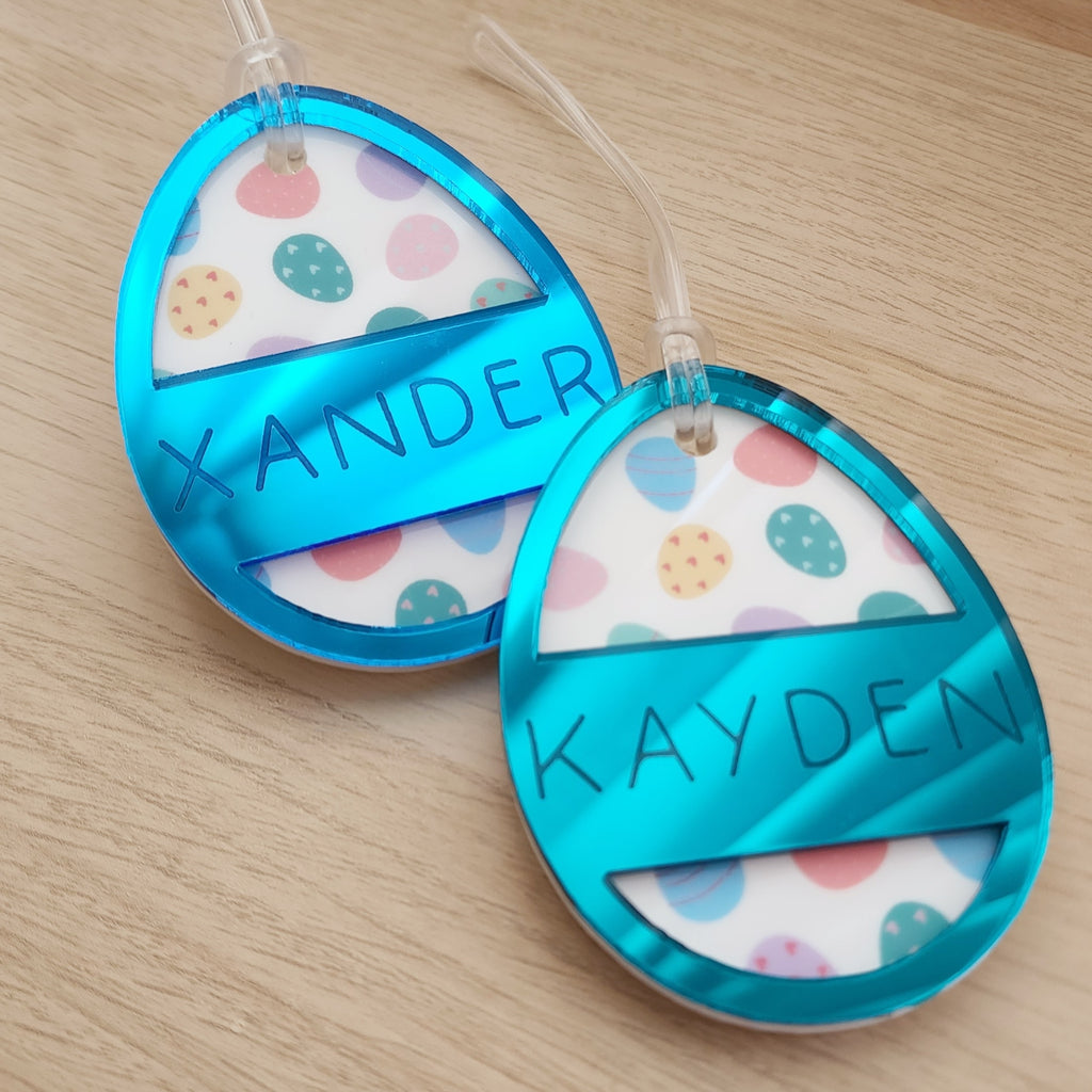2 Layer Easter Egg Tags