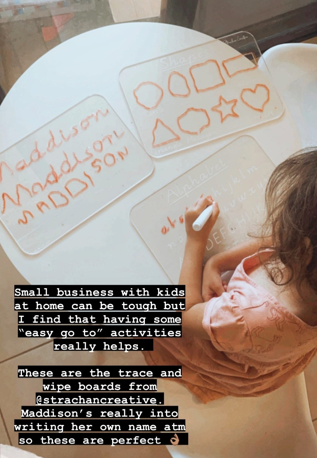 Trace & Wipe Board - Names