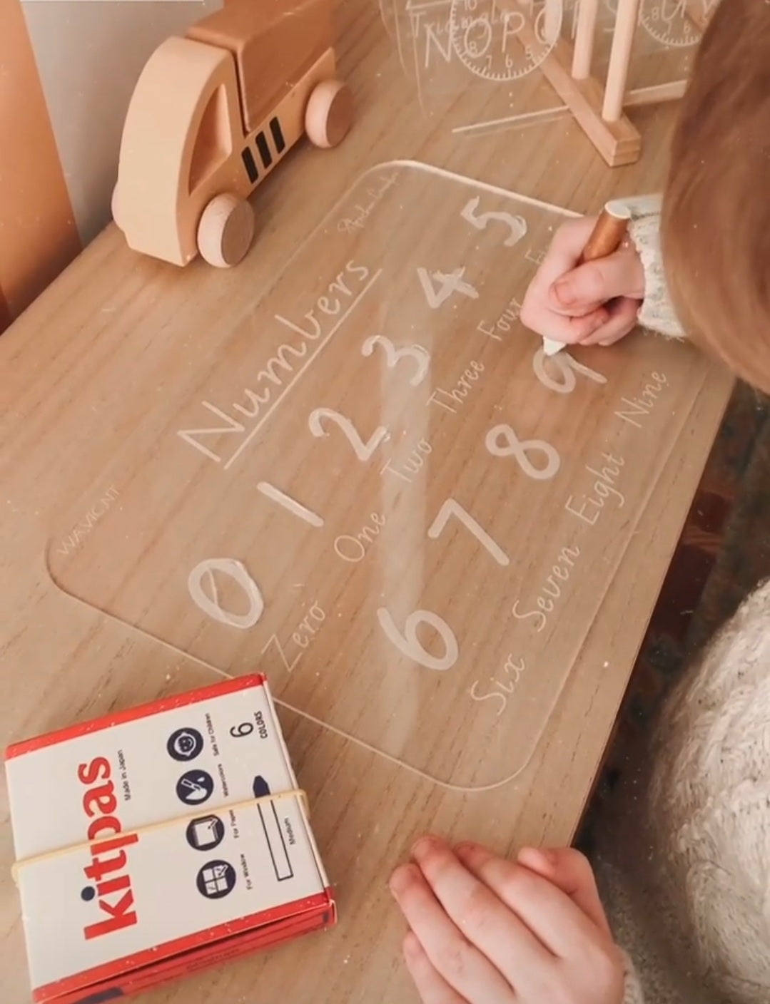 Trace & Wipe Board - Number