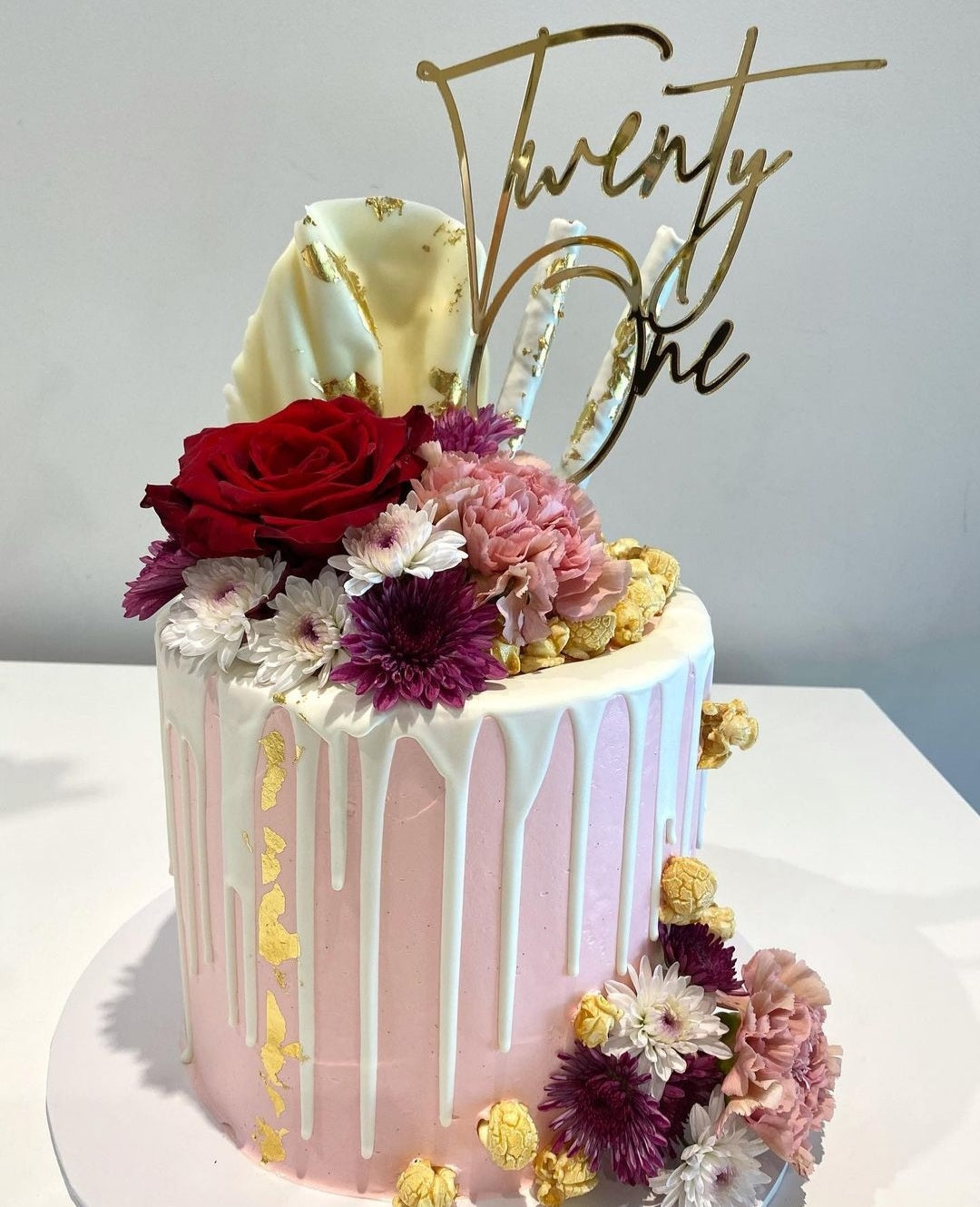 Twenty One Cake Topper