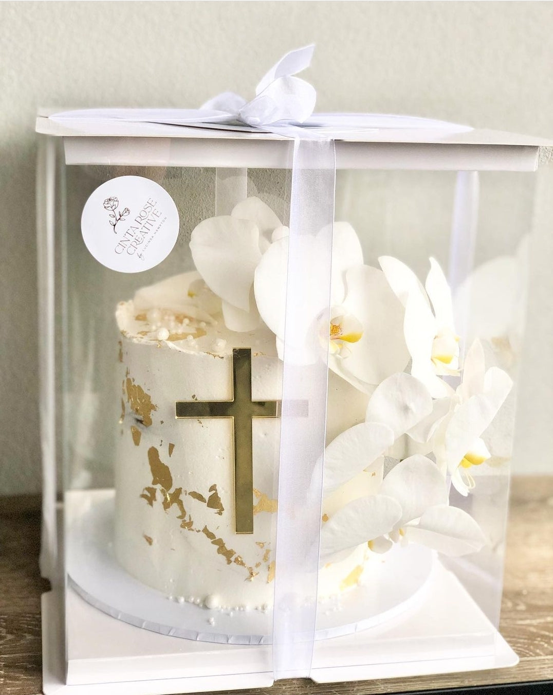 Cross Cake Plaque