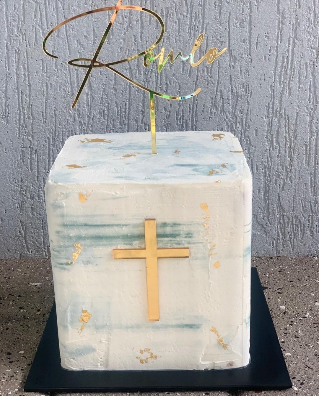 Cross Cake Plaque