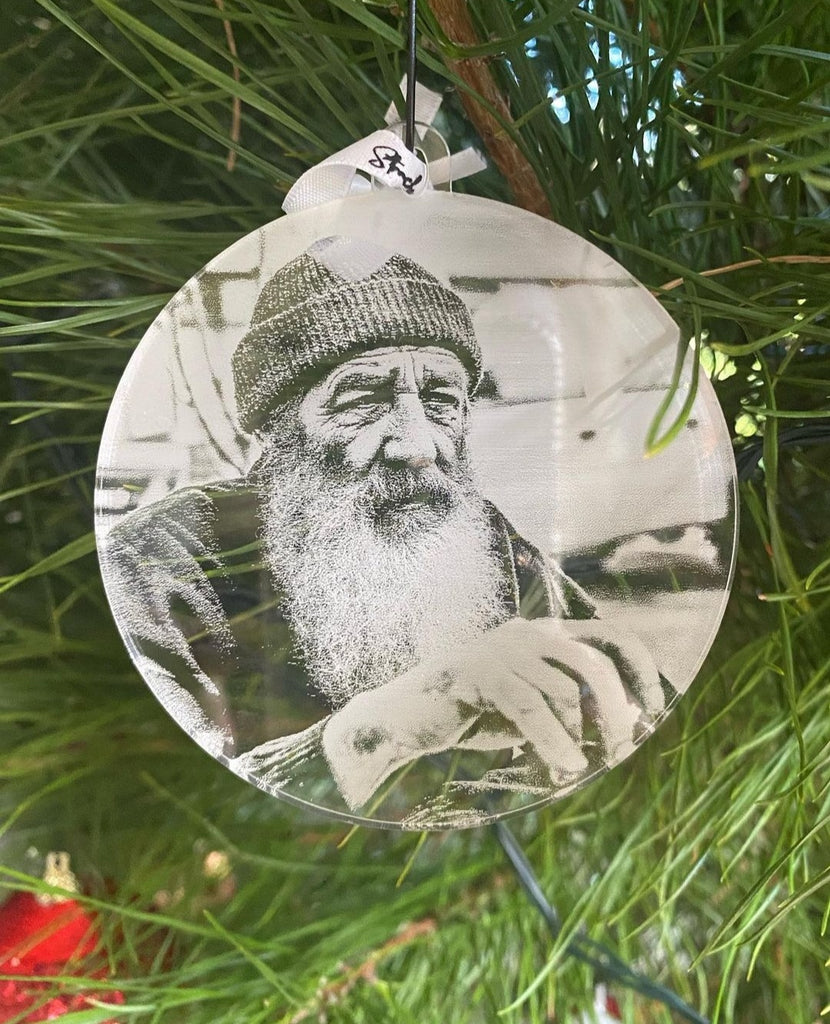 Photo Bauble - Engraved