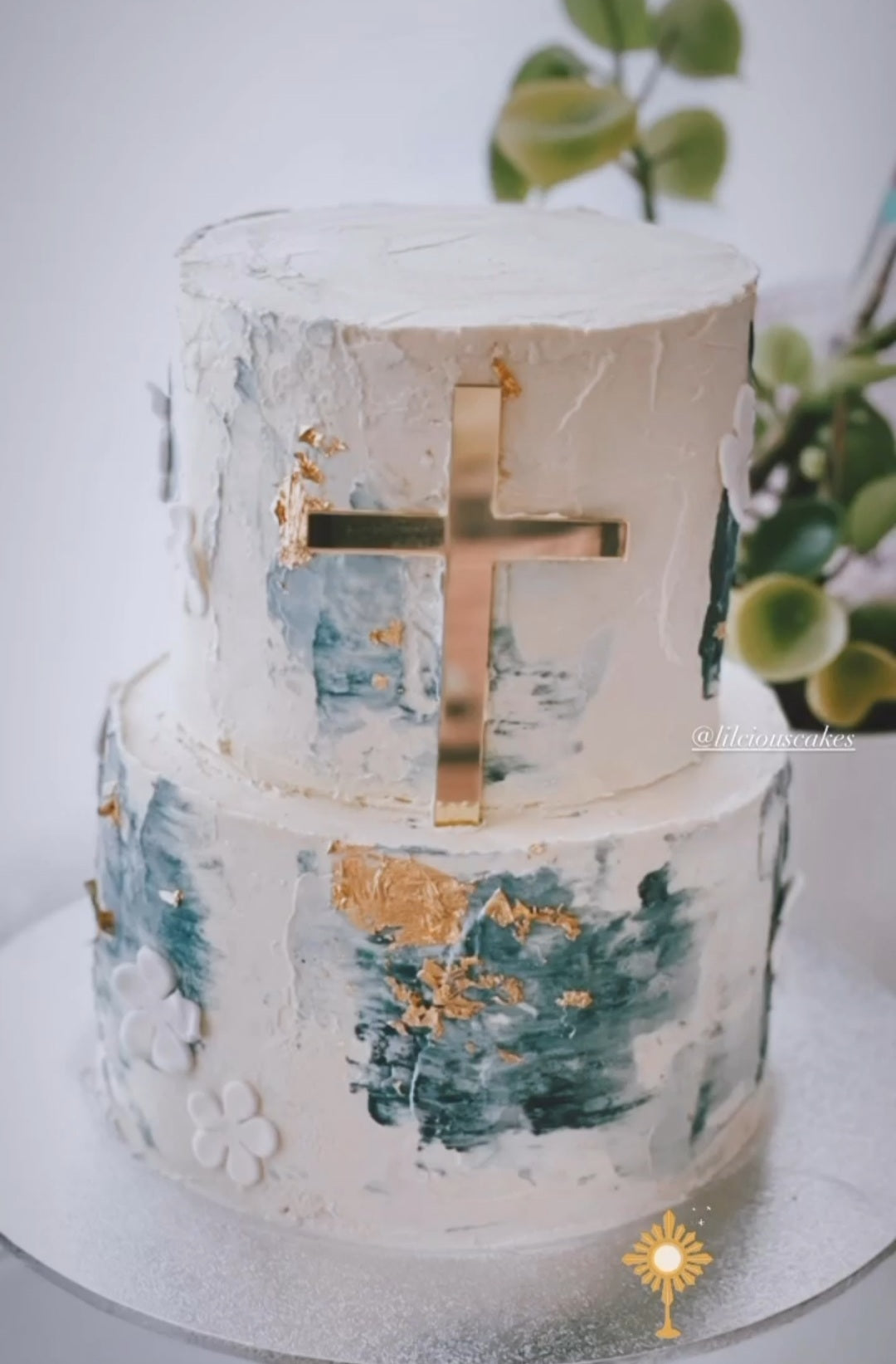 Cross Cake Plaque