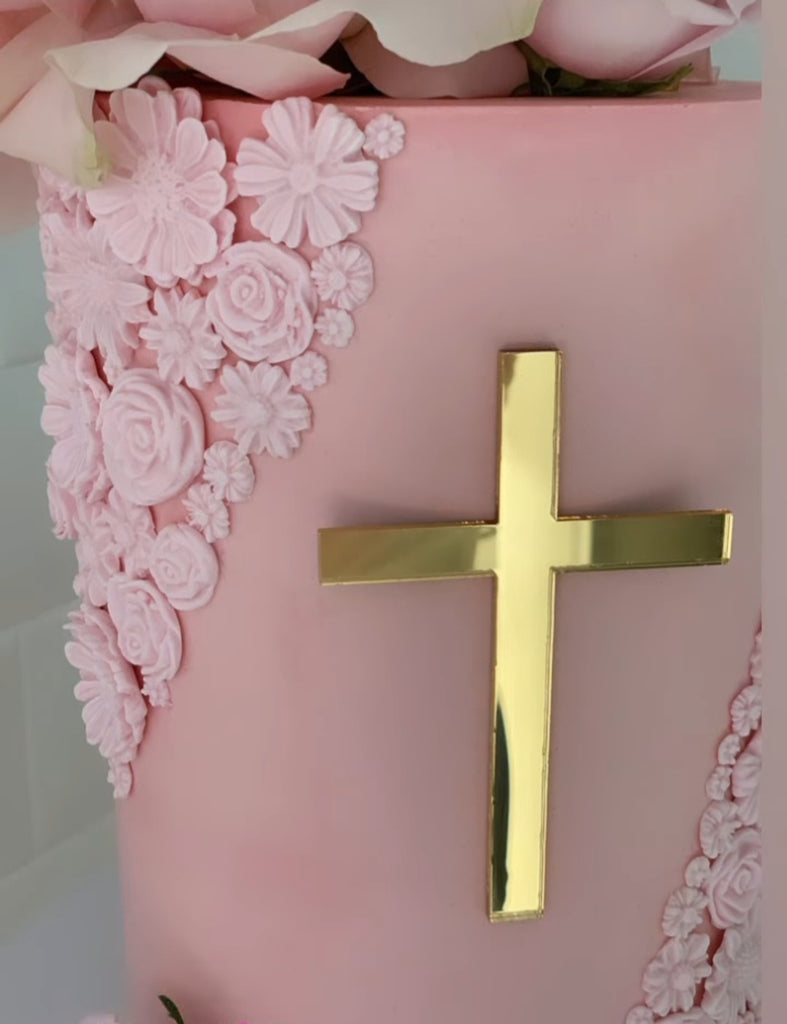 Cross Cake Plaque
