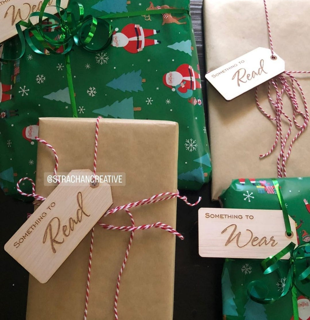 Want, Need, Wear, Read - Original Gifting Tags