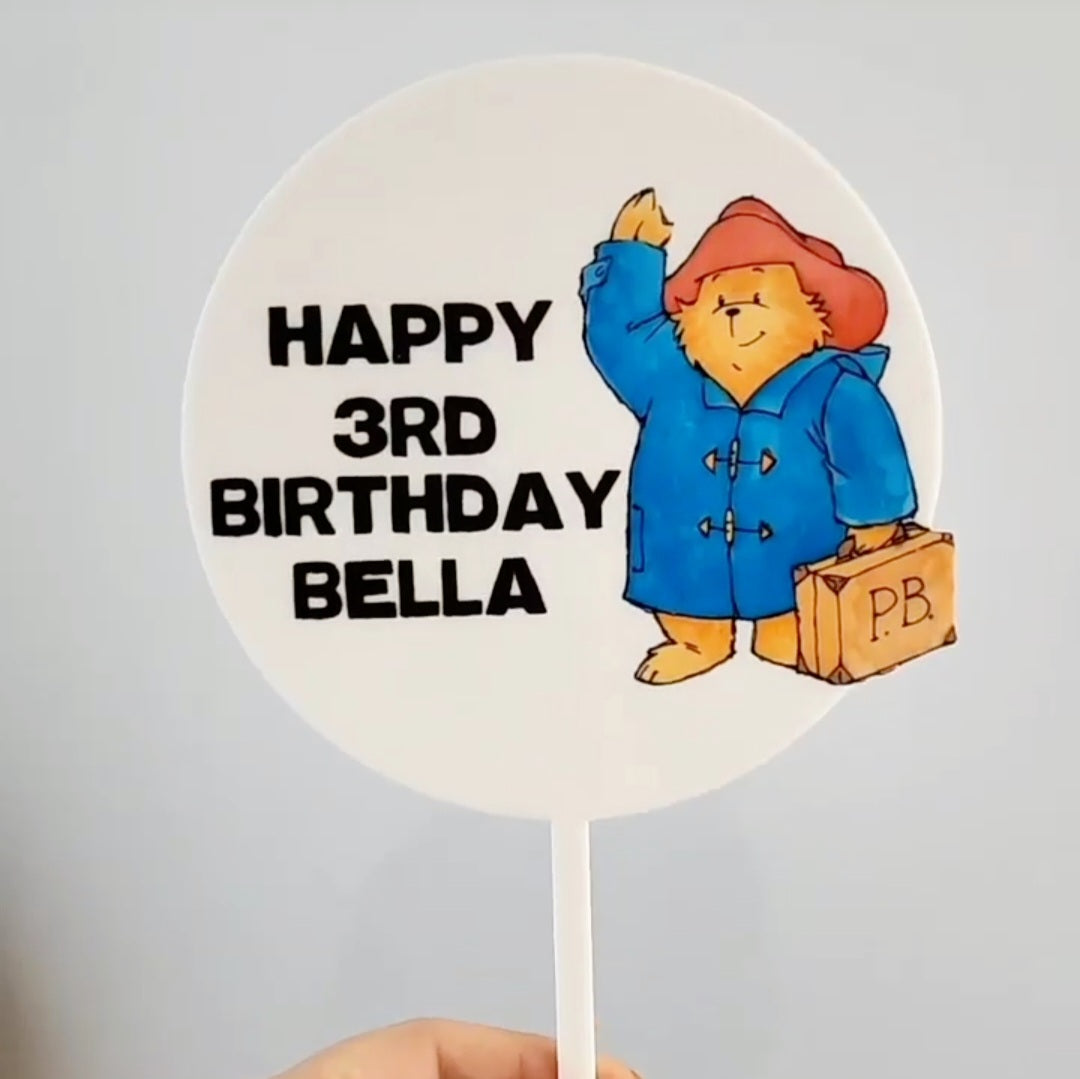 Make Your Own Character Cake Topper