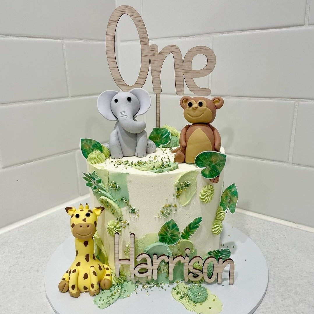 Make Your Own Front of Cake Plaque