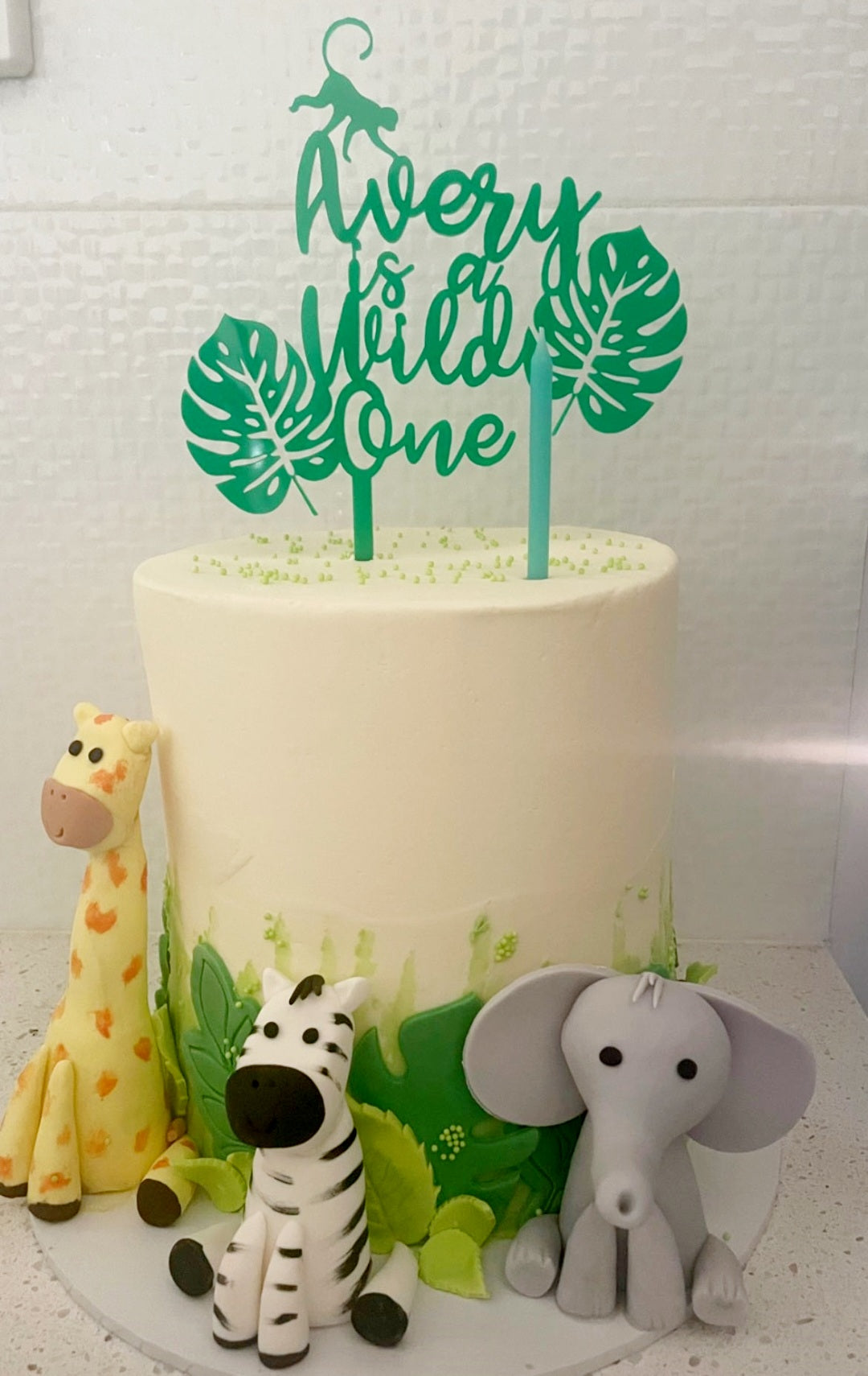 Wild One Jungle Cake Topper Strachan Creative