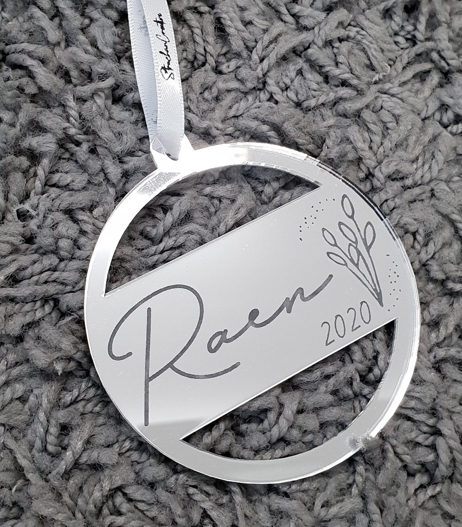 Personalised Christmas Bauble - Style #8