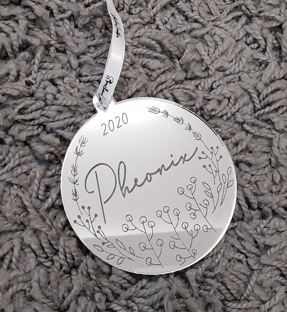 Personalised Christmas Bauble - Style #7