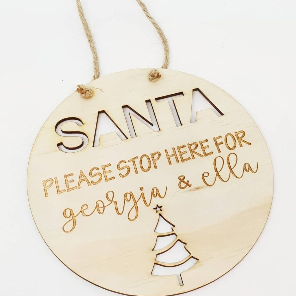 Santa Please Stop Here - READY TO POST