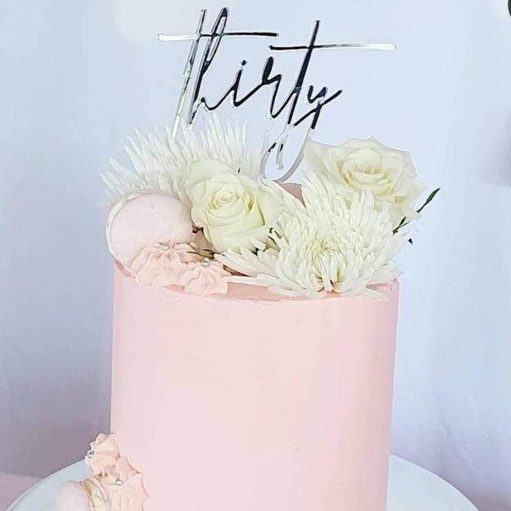 Thirty Cake Topper