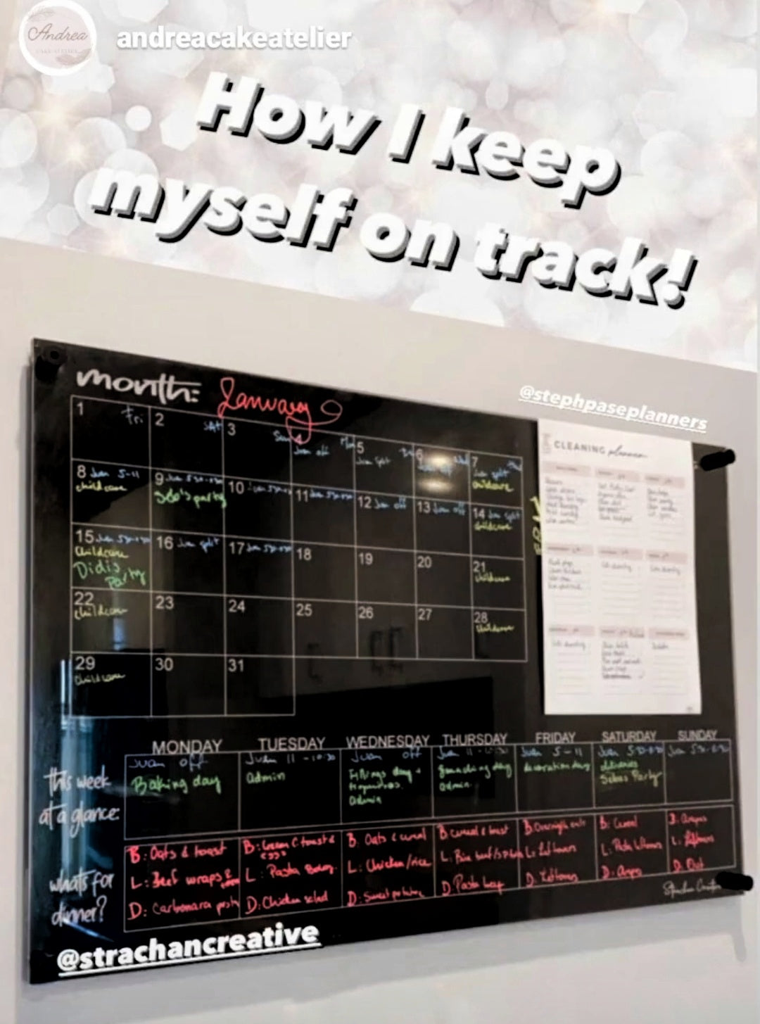the DELUXE Wall Mounted Monthly Planners