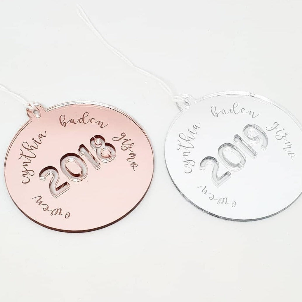 Personalised Christmas Bauble - Style #4