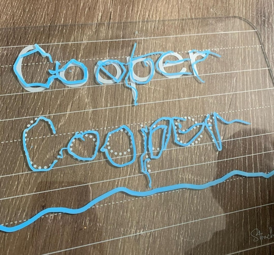 Trace & Wipe Board - Names