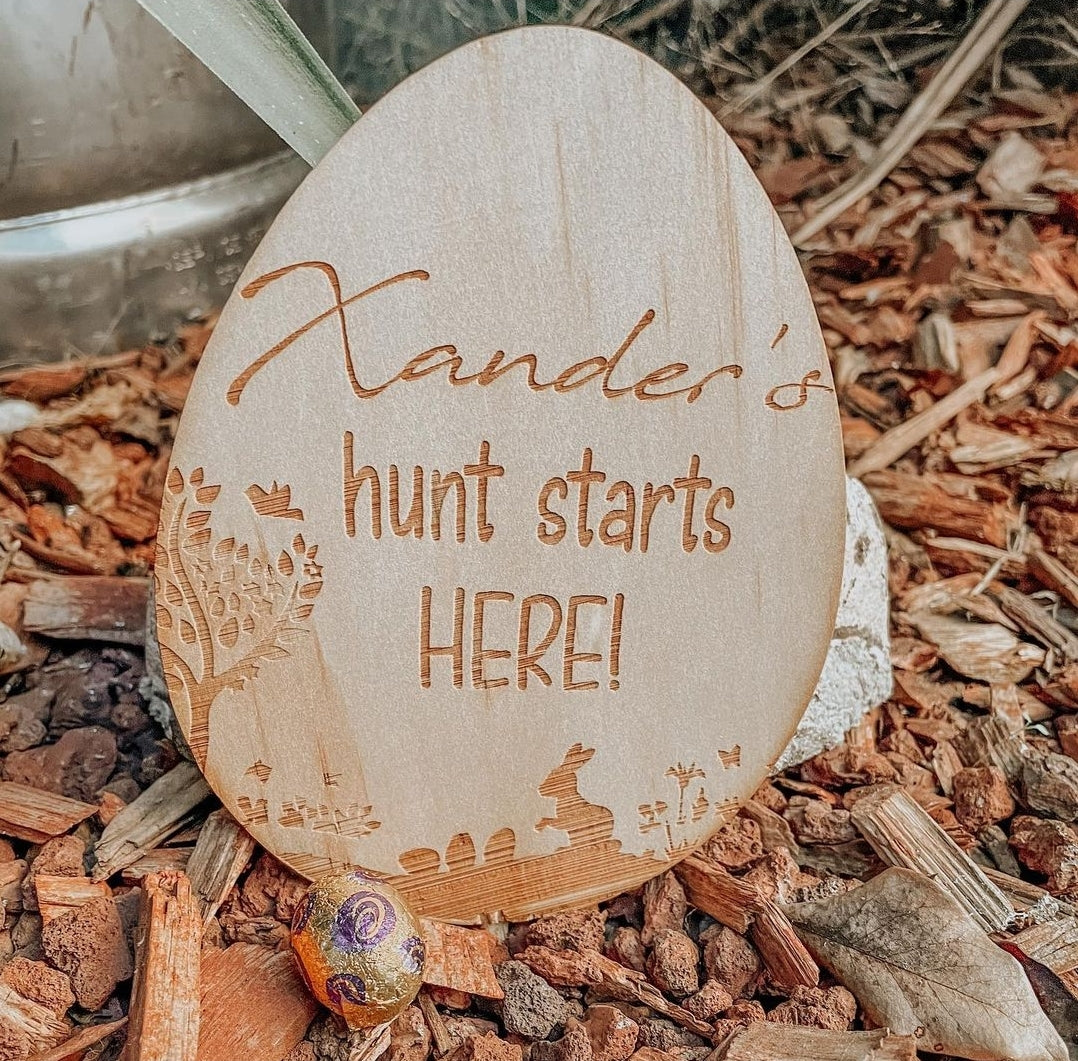 Easter Egg Hunt Sign