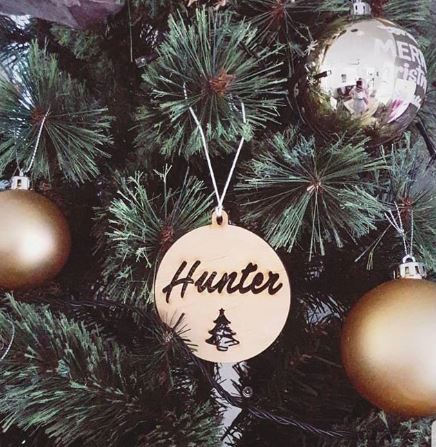 Personalised Christmas Bauble - Style #2