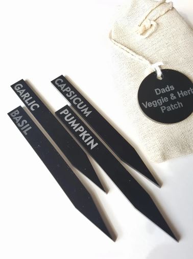 Veggie & Herb Patch Markers - Black set